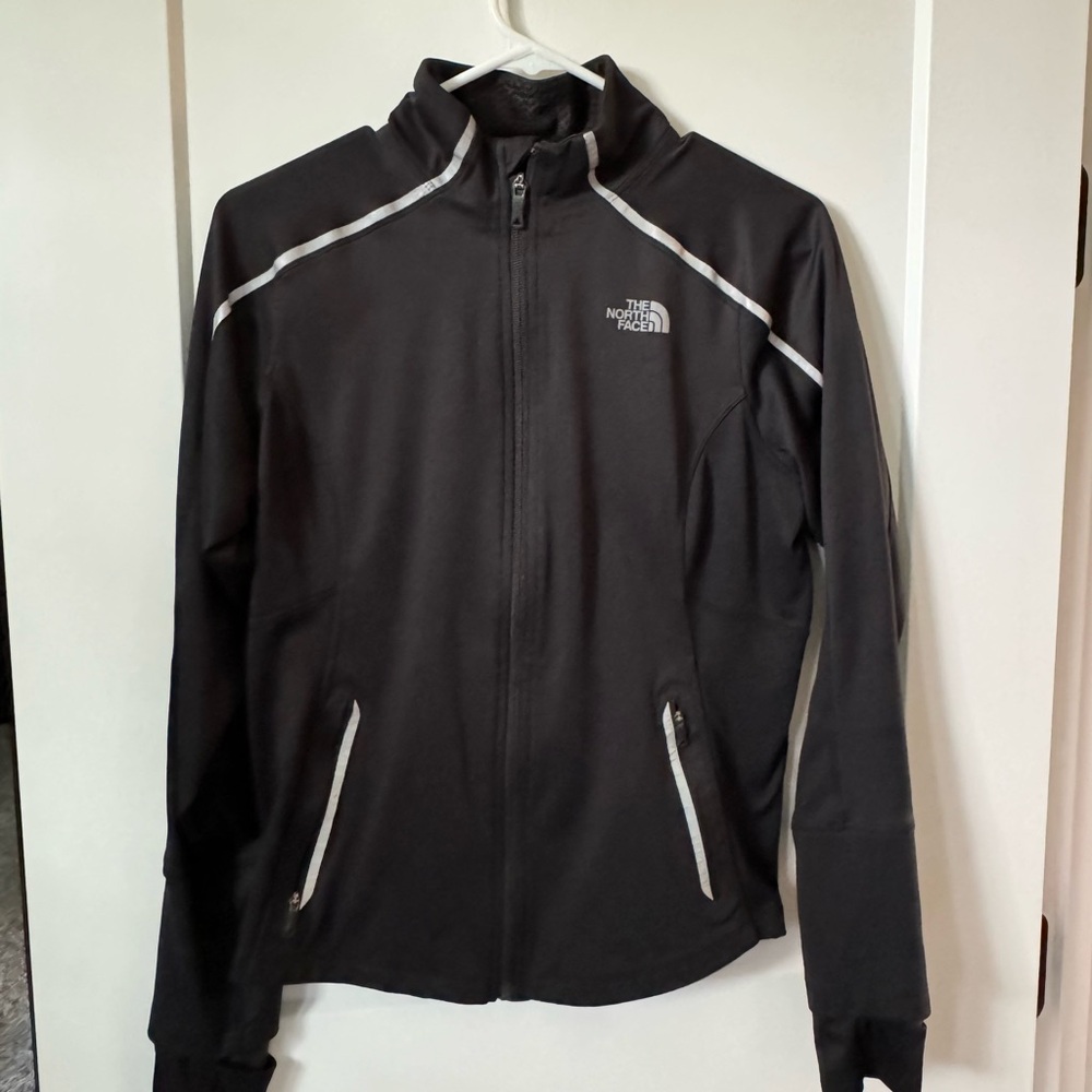🌄 The North Face FlashDry Windstopper Women's Jacket Black Size Med Reflective